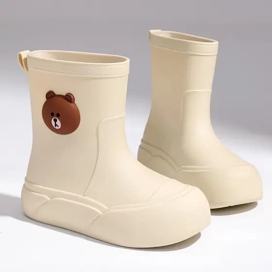 Botas de chuva fofas femininas adultas 2026 novo estilo sapatos de água elegantes roupas externas leves botas de chuva a
