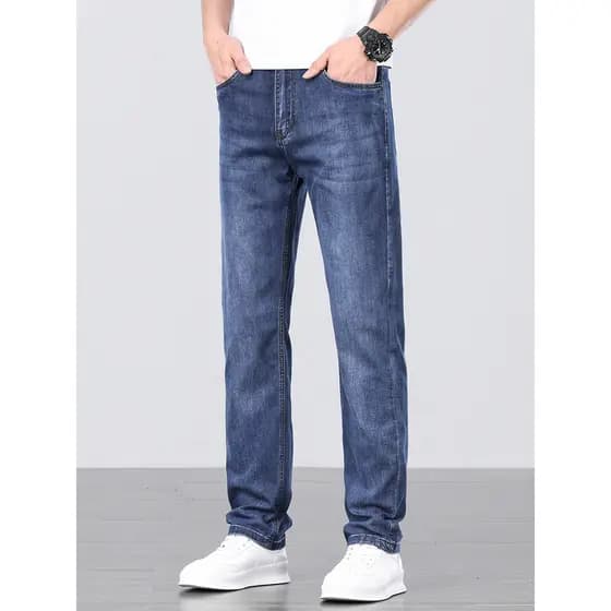 Calças de brim masculinas verão novo estilo americano azul calças masculinas primavera verão Casual calças masculinas so