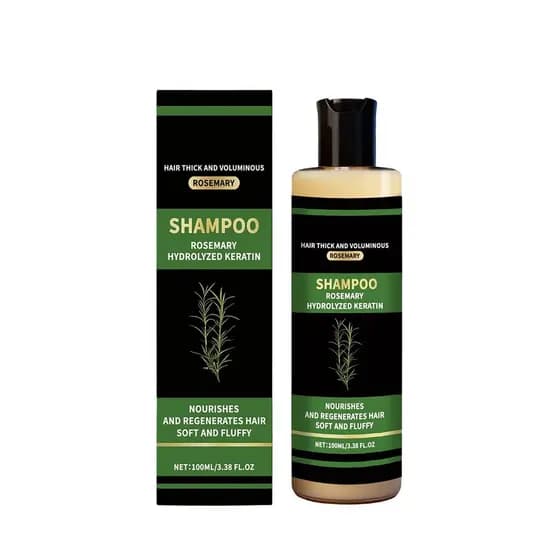 Shampoo Orgânico de Alecrim THUIOP para Crescimento Capilar, Shampoo de Queratina Hidrolisada com Alecrim para Cabelos R