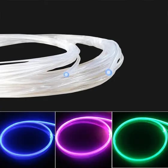 Acessórios de corda de pular luminosa corda sobressalente guia de luz corda de substituição cerca de 2.8 m de compriment