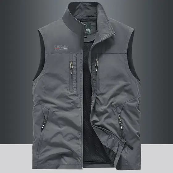 Outono novo estilo ao ar livre colete masculino primavera outono Casual Multi-bolso colete fotografia colete de pesca se