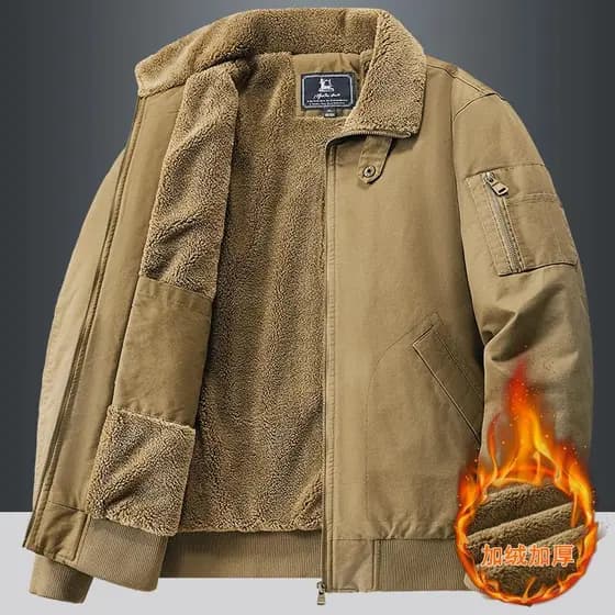 Inverno novo estilo forro de lã de cordeiro jaqueta acolchoada de algodão masculina acolchoada de lã espessada lapela so