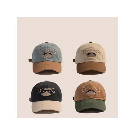 Versão coreana chapéu cor combinando crianças Retro Street Wear pára-sol boné menino bebê Casual All-Match viagem boné d
