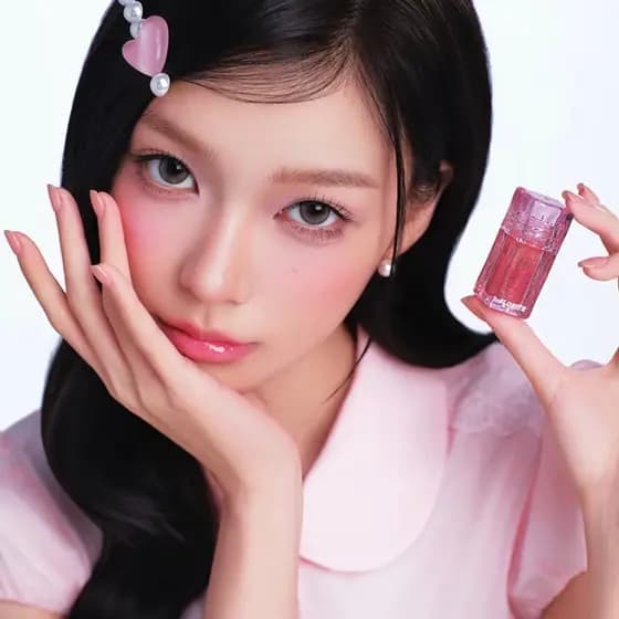 FLORTTE FLORTTE FLORTTE Glaze Series Toot Lip Gloss Espelho Brilho de Água Óleo Labial Não Tingimento Lábio C03