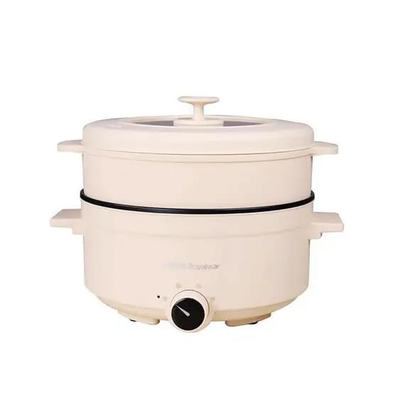 Rongshida panela quente elétrica multifuncional panela quente elétrica doméstica grande capacidade integrada panela quen