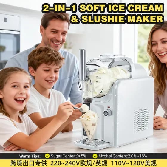 110V220V padrão europeu palha lamacenta máquina de derretimento de neve doméstico comercial fabricante de sorvete slushy