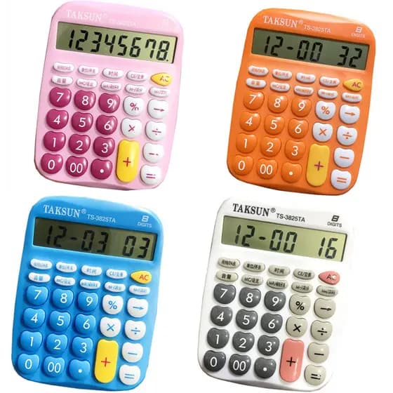 Calculadora Dexin 3825TA Voz ao vivo Médio Financeiro Escritório Loja Desktop portátil com computador de retorno
