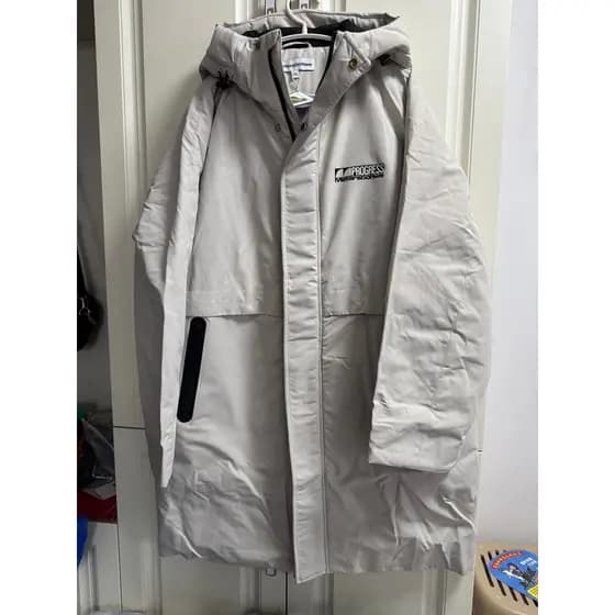 Jaqueta masculina Mete de inverno com capuz, simples, solta, espessada, longa, jaqueta de pato, jaqueta quente