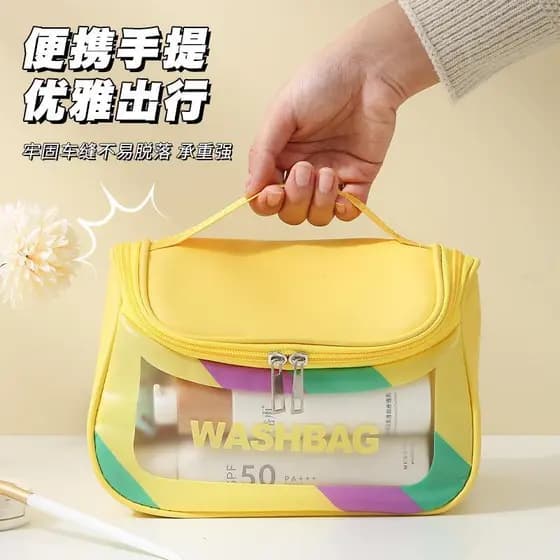 Novo saco de armazenamento de cosméticos multifuncional viagem ao ar livre saco cosmético do plutônio fosco Visual color