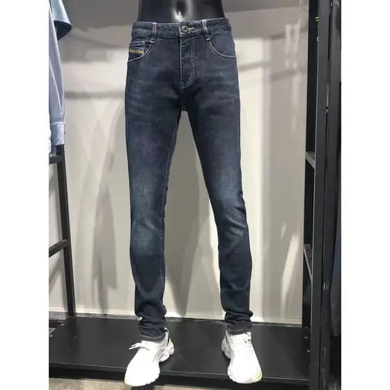 Marca roupas masculinas Jck Jns outono inverno grosso masculino ligeiramente fino-ajuste pés pequenos estiramento calças