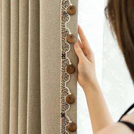 Cortina de renda artesanal estilo Medieval decoração estilo dinheiro antigo Retro Log acessórios decoração doméstica All