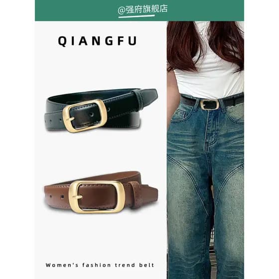 Cinto feminino 2026 novo estilo com Jeans cinto vestido feminino cinto elegante All-Match decoração estilo feminino