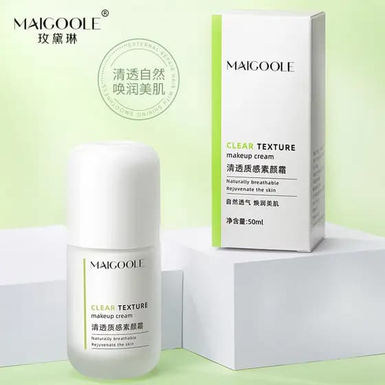 Medellin creme de maquiagem texturizado transparente, serviço natural, sensação fina, natural, não falsa, branco, creme