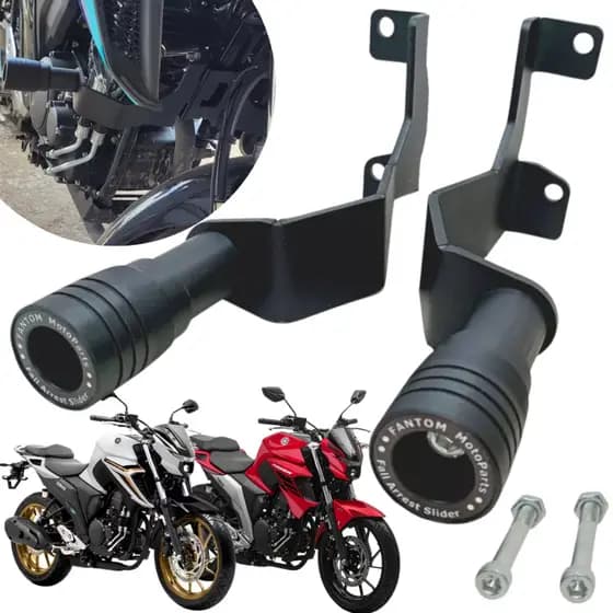 Slider Protetor Fz-25 Fazer 250 Carenagem E Motor Yamaha Proteção Fz25