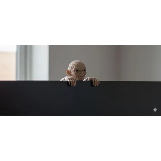 Enfeite Decorativo Gollum Senhor Dos Anéis Para Monitor E Notebook Geek Pop Up