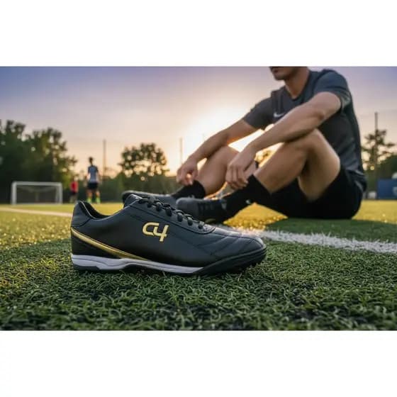 Chuteira Society Masculina C4 Sports Alta Durabilidade
