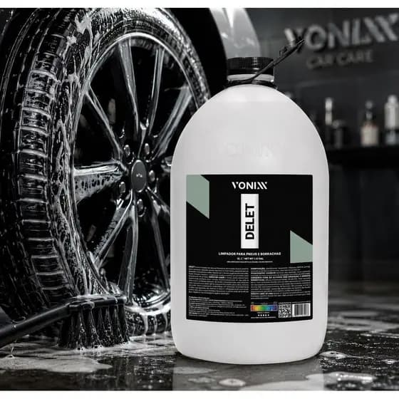 Vonixx Delet 5L Limpador Para Pneus E Borrachas Detalhamento Automotivo