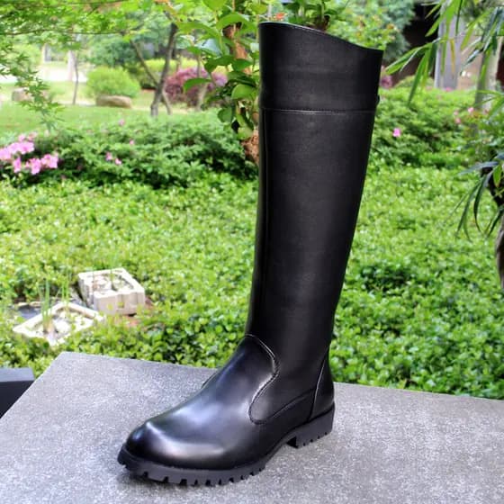 Novo simples sobre botas na moda botas gerais botas masculinas de alta qualidade Ultra-alta botas de equitação de verão