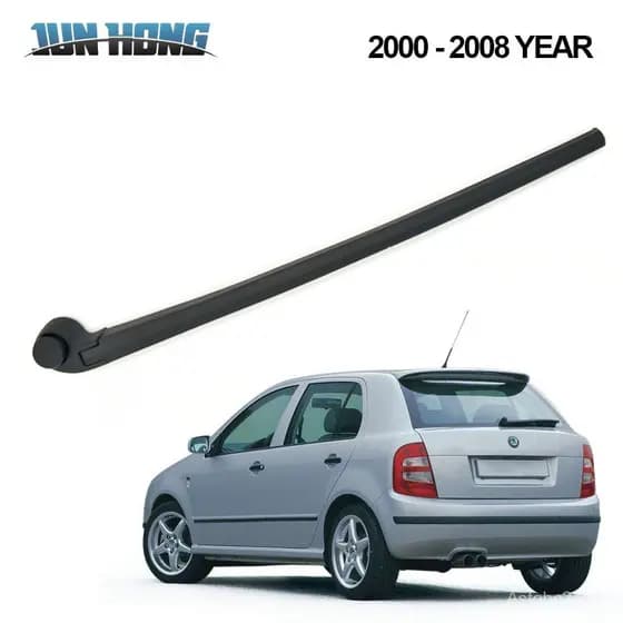 Adequado para o conjunto do limpador de vidro traseiro do Skoda Fabia I, capa do braço da palheta do limpador traseiro.