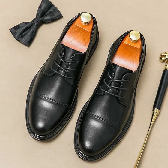 Sapatos masculinos de verão britânico interior aumentando noivo terno de casamento negócios Formal Wear Casual padrinhos