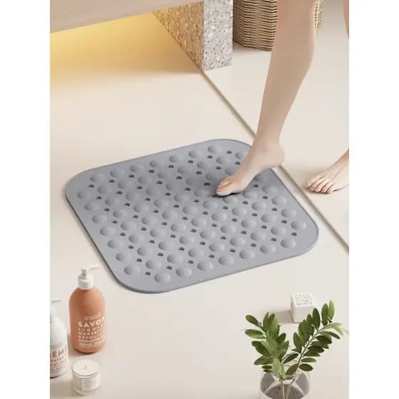 Tapete antiderrapante para banheiro, ecologicamente correto, banho, pés, idosos, mulheres grávidas, anti-choque, banheir