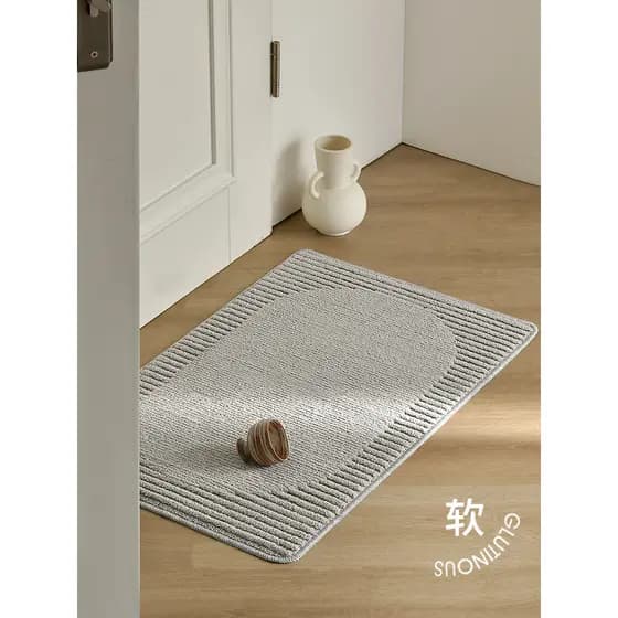 Banheiro antiderrapante pé esteira do banheiro absorvente tapete de porta do banheiro engrossado quarto banheiro porta e