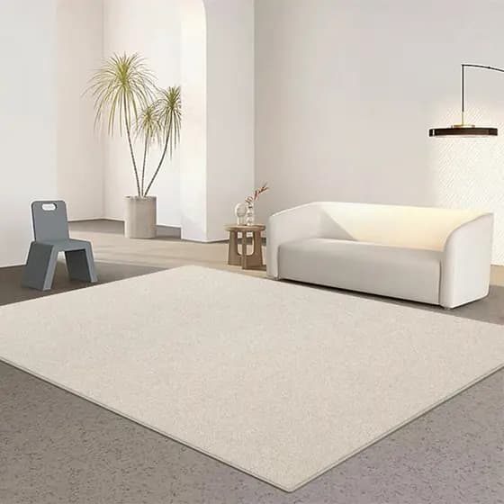 Tapete de cor sólida para sala de estar, sensação de alta qualidade, cor lisa, luz, luxo, mesa de centro, estilo minimal