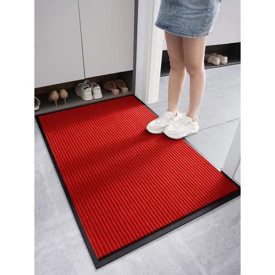 Porta de entrada tapete porta cortável pé esteira escadas corredor absorver água Anti-deslizamento tapete de porta domés