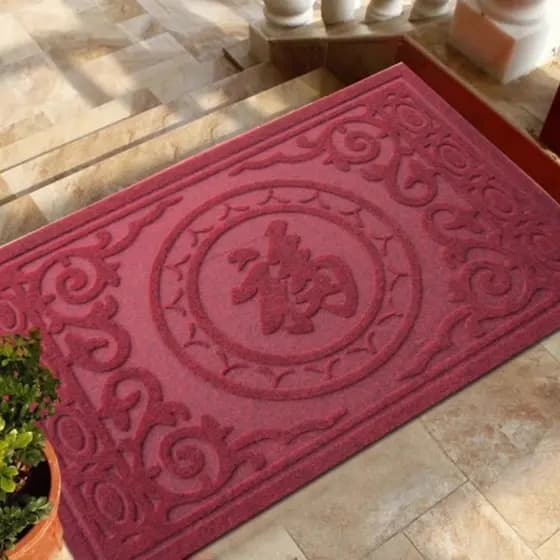 Tapete de chão seguro para saída de porta grande, porta de entrada, cozinha, quarto, tapete antiderrapante espesso, remo