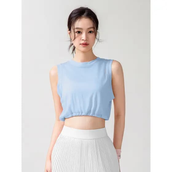 Pequeno curto roupas de Yoga feminino 2026 novo estilo de secagem rápida esportes topo estilo fino respirável sem mangas
