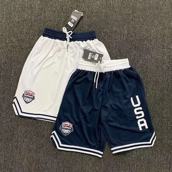 Cesta de basquete Shorts treinamento americano Durant eua eua basquete masculino secagem rápida calças quarto mas joelho