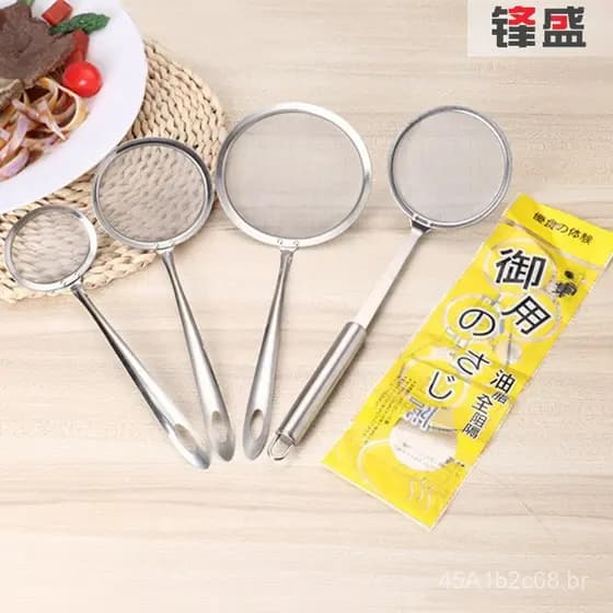 Colher separadora de óleo em aço inoxidável, colher multifuncional para gordura, colher separadora de óleo para cozinha,