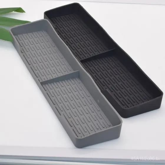 Suporte de silicone para temperos de cozinha, suporte para forno, prateleira superior para forno, modelo desmontável, di