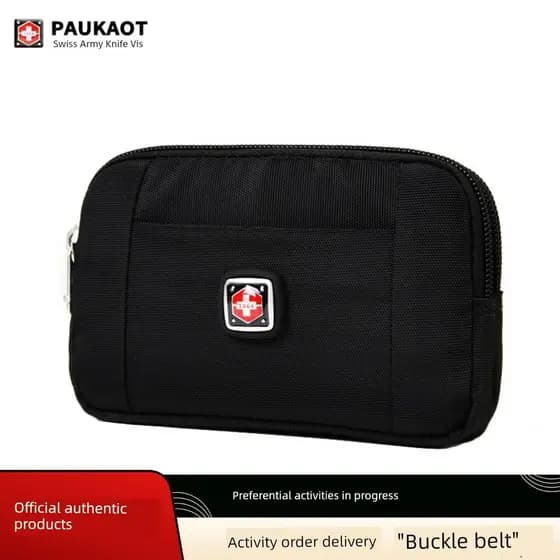 Homens usam cinto ao ar livre Diagonal Horizontal cintura para celular Bolsa