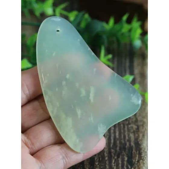 Placa de raspagem facial Natural Jade tendão vara massageador de olho facial meridiano vara Xiuyu beleza raspagem ferram