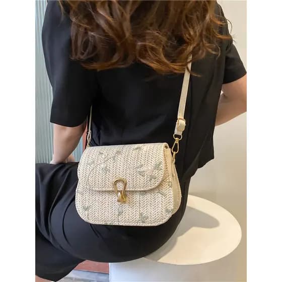 Bolsa bolsa transversal feminino High-End textura pequena bolsa feminina verão 2025 novo estilo na moda nicho Design pal