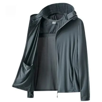 Protetor solar de seda gelo roupas masculinas 2025 novo estilo verão estilo fino respirável ao ar livre ciclismo pesca p