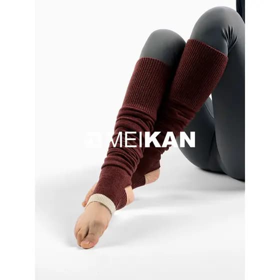 MEIKAN MEIKAN Meias profissionais de ioga acima do joelho Meias esportivas femininas com pilha estendida Leggings Joelhe