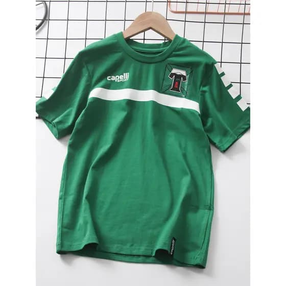 Comércio exterior pedido Original roupas infantis crianças verão puro algodão manga curta camiseta médio grande crianças