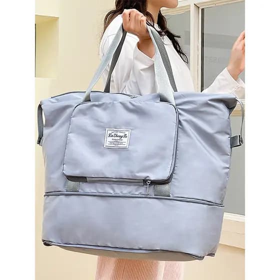 Saco de espera saco de armazenamento roupas de estudante saco de roupas de grande capacidade leve viagem de negócios de
