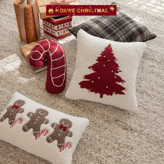 Travesseiro de natal Original, atmosfera de natal, presente de feriado, fronha, decoração de alta qualidade, sala de est