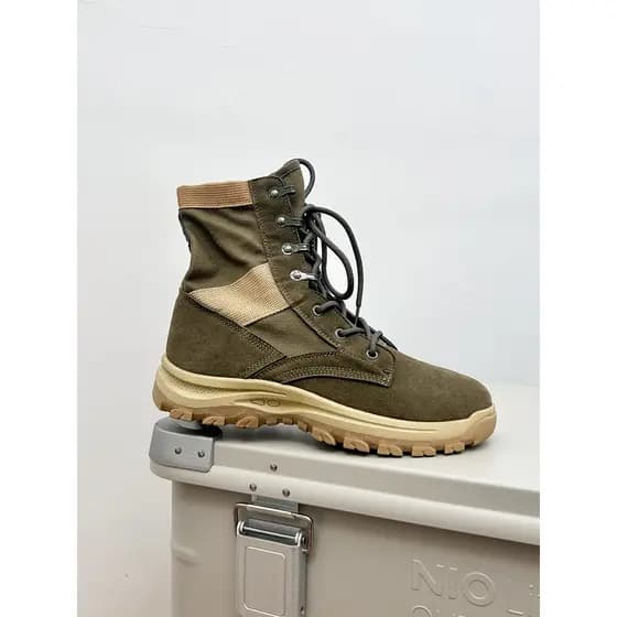 Língua integrada ao ar livre botas de deserto masculino Anti-solo areia botas gerais de alta qualidade respirável Martin