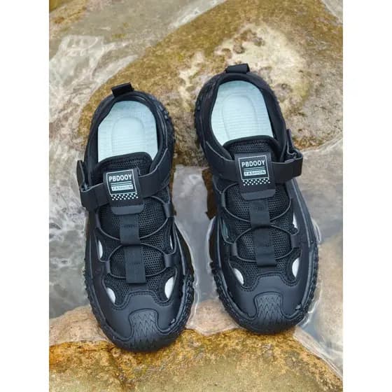 Sapatos masculinos de verão respirável ao ar livre escalada de montanha riacho-Up sapatos antiderrapantes sandálias espo