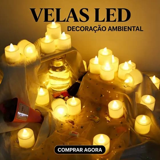 Velas decorativas LED 24 peças por conjunto para festas feriados e eventos