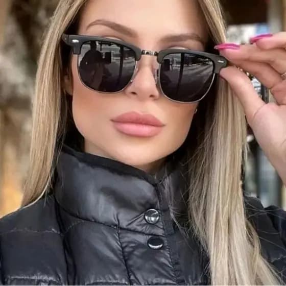 Oculos de Sol Unissex Inspire ClubMaster Lente Proteção UV 400 Óculos