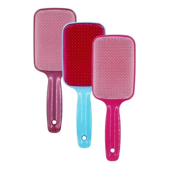 ESCOVA DESEMBARAÇANTE RAQUETE PARA TODOS OS TIPOS DE CABELO