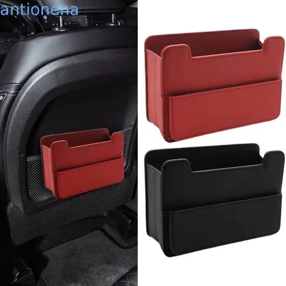 Organizador De Armazenamento Interior Do Carro ANTIONEHA , Lixeira De Material De Couro Com Design Dobrável , Suspenso