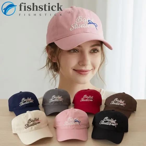 Boné De Beisebol Com Gravata Borboleta FISHSTICKA , Letras Bordadas Ajustáveis , Chapéu Leve De Cor Sólida
