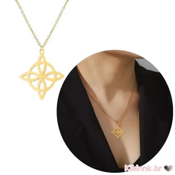 Kiki Witchcraft Knots Inspire Conjunto De Joias Nós De Bruxa Colar Pulseira Brinco Anéis