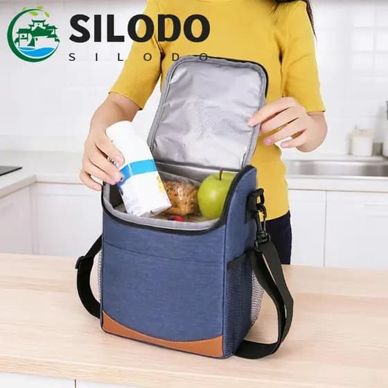 Sacos Térmicos Isolados SILODO , Saco Portátil De Geladeira De Gelo De Grande Capacidade , Caixa Térmica De Alimentos De
